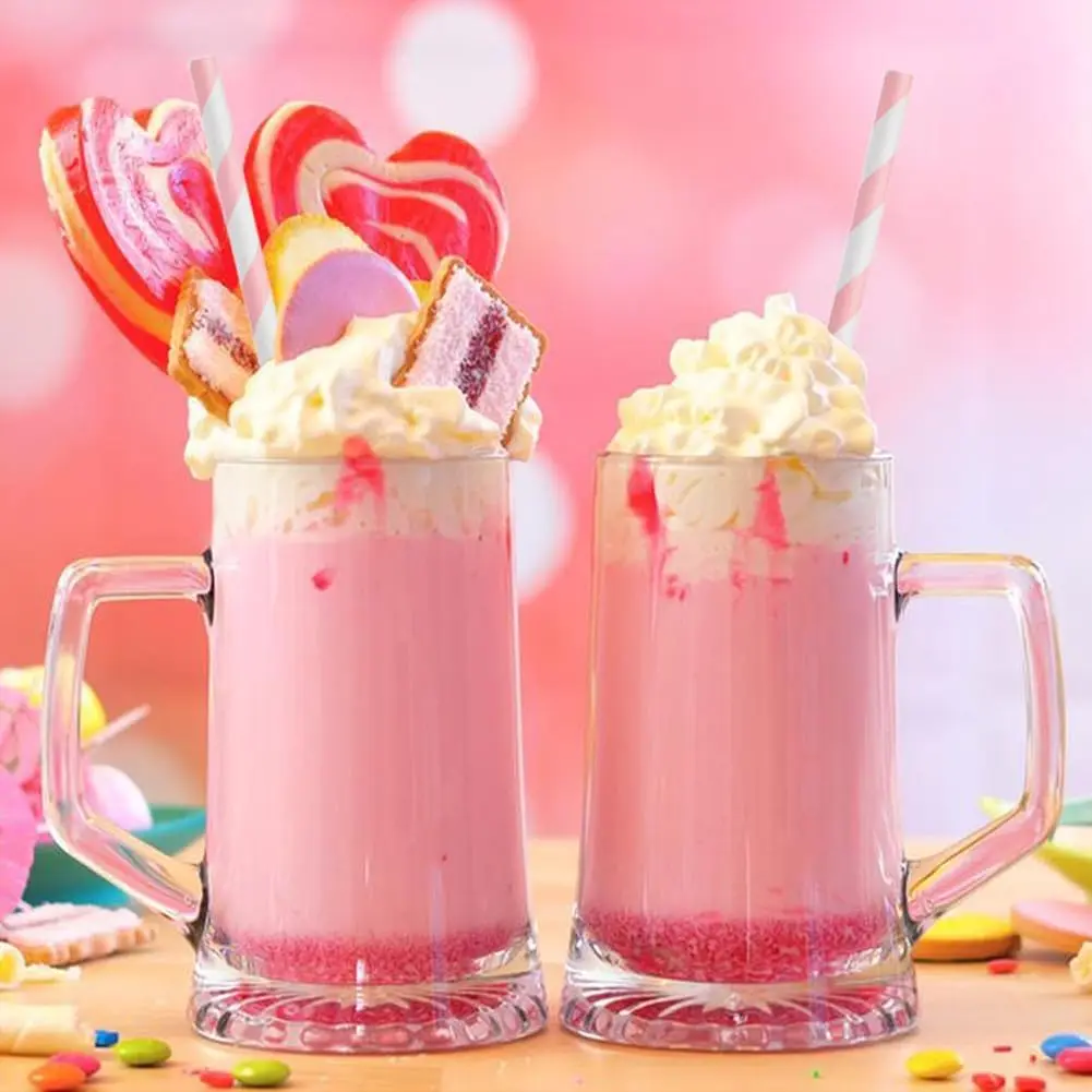 Biodegradable Paper Straws Bulk Assorted Rainbow Colors Striped Drinking Straws for Juice shakes Cocktail Coffee Soda Milkshakes