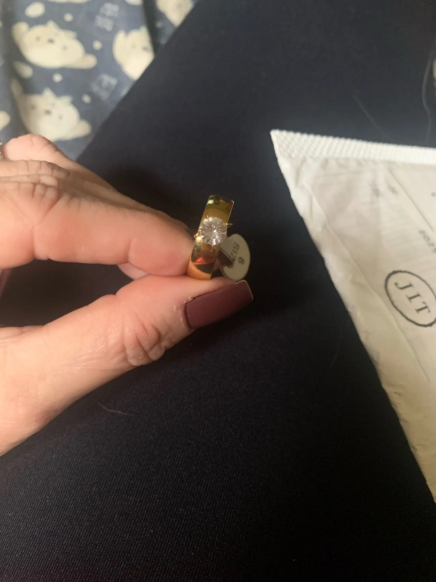 Anéis  6mm de aço inoxidável homens mulheres jóias . photo review