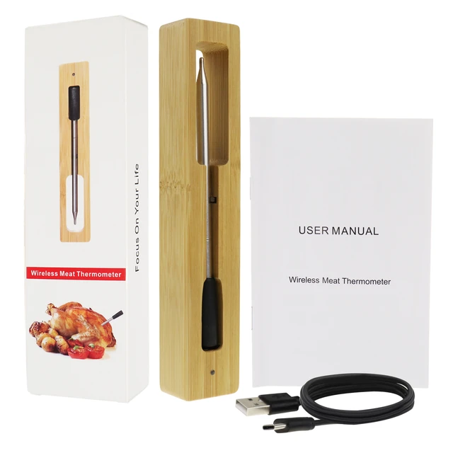 THE-372 Wireless Meat Thermometer for Remote Monitoring