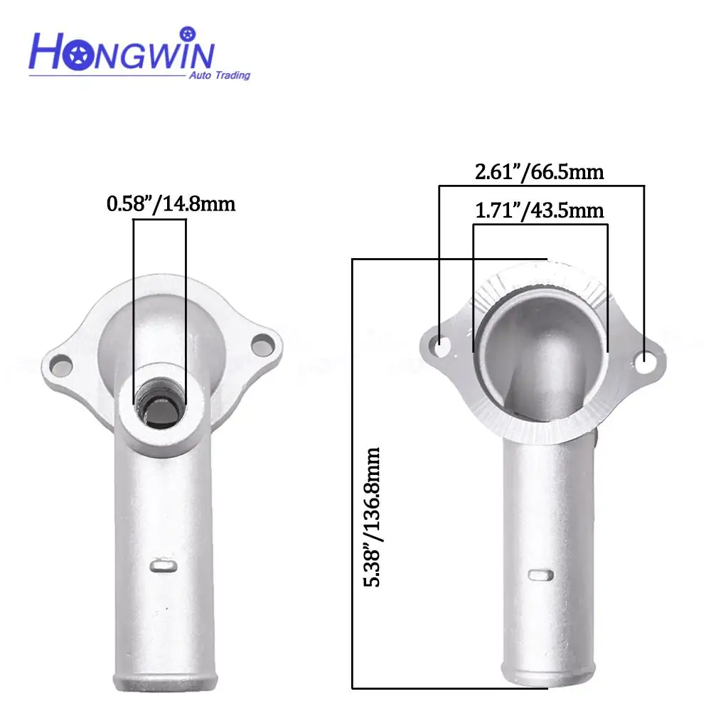 Water Coolant Outlet Inlet 16321 15040 For Toyota Corolla Caldina Carina Geo 1.6 1.8 7AFE 92-97 16321-15040 16321-02030 9025047