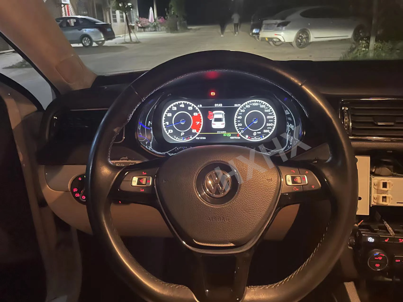 CockPit de instrumentos digitales para coche, para Volkswagen VW Jetta mk6 Scirocco Tiguan Golf 6 GTI LCD Speedmeters, reproductor de tablero 3