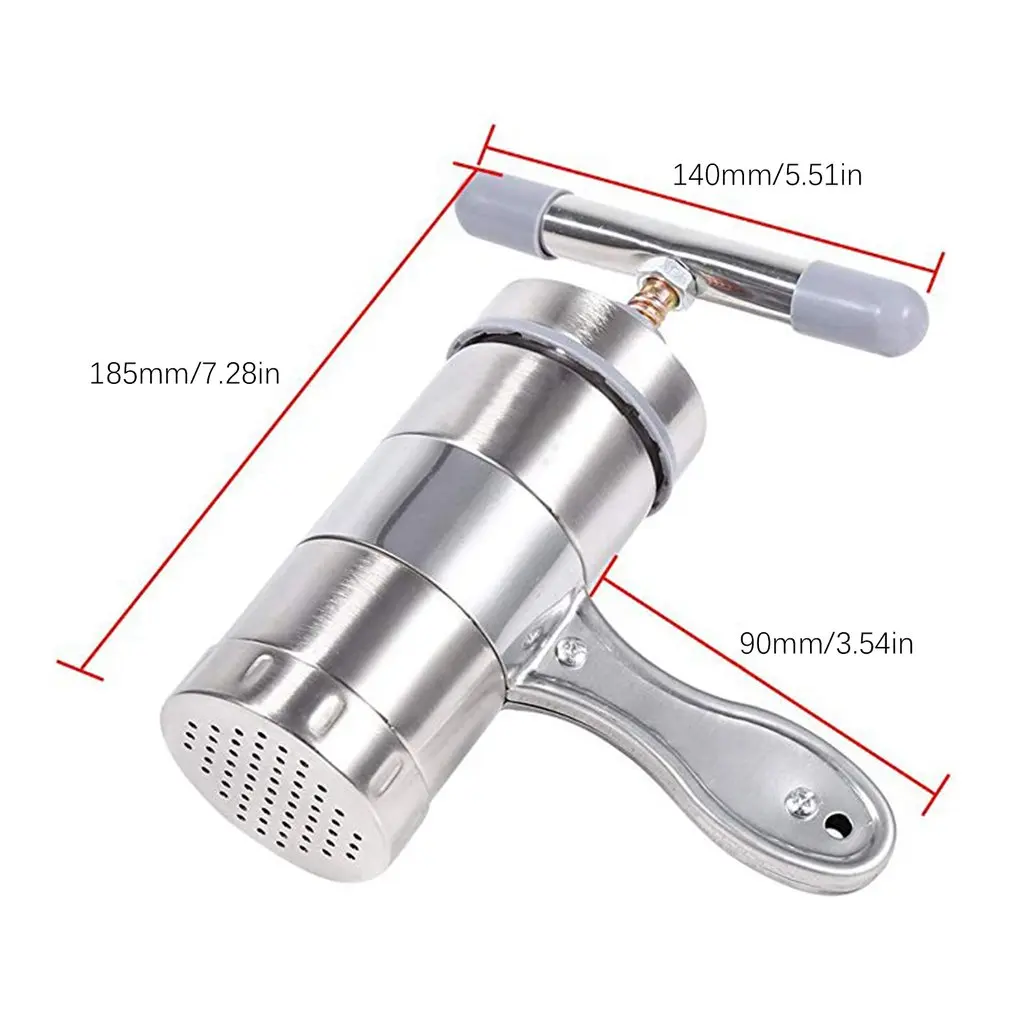 Manual Stainless Steel Noodle Maker Press Pasta Machine Crank Cutter Fruits Juicer Cookware Making Spaghetti Kitchenware