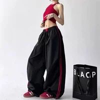 Loose Joggers Pants Women Cargo Pants Vintage Streetwear Hip Hop Y2k Baggy Wide Leg Sweatpants Casual Pockets Fashion Trousers - Image 5