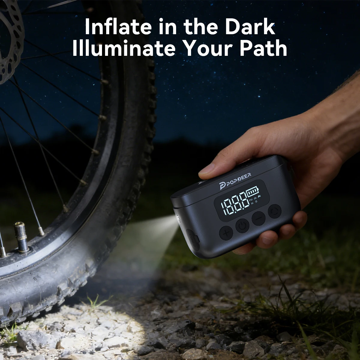 Kipróbáltuk: POPDEER P-T01 - Végre egy bringás pumpa ami elfér a zsebemben! 7