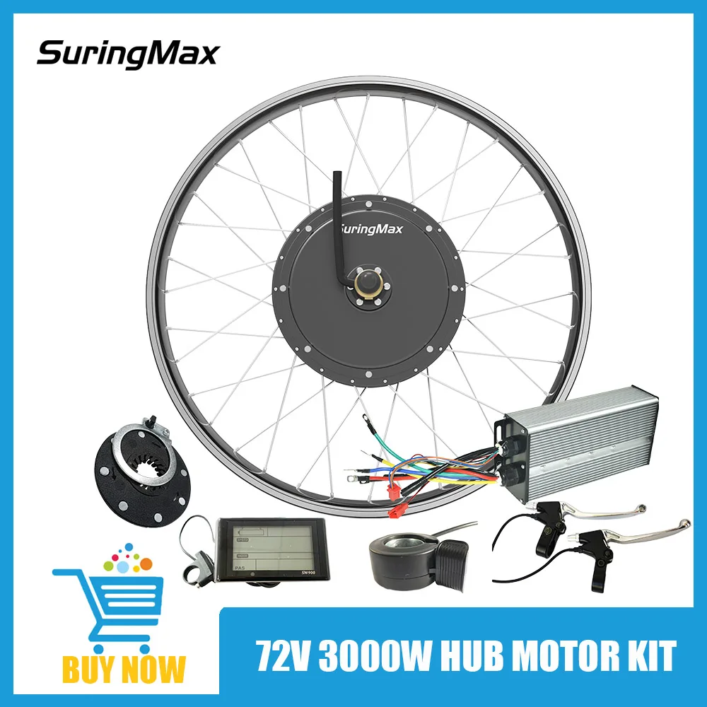 Ebike Hub Motor Kit 3000w Electric Bike Kit Hub Motor Kit For