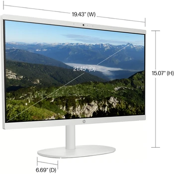 HP 21.5-inch All-in-One Desktop Computer, Anti-Glare 1080P FHD Display, Intel Celeron J4025 Processor, Up to 32GB RAM, 2TB SSD 3