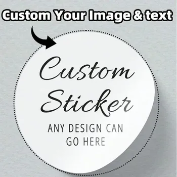 Adesivi rotondi personalizzati, etichette personalizzate, adesivi personalizzabili con immagini/loghi/testo/grafiche