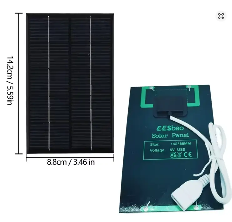 Solar Panel 6V 100MA 1W Mini Solar System DIY For Battery Cell Phone Chargers Portable Solar Cell image 10