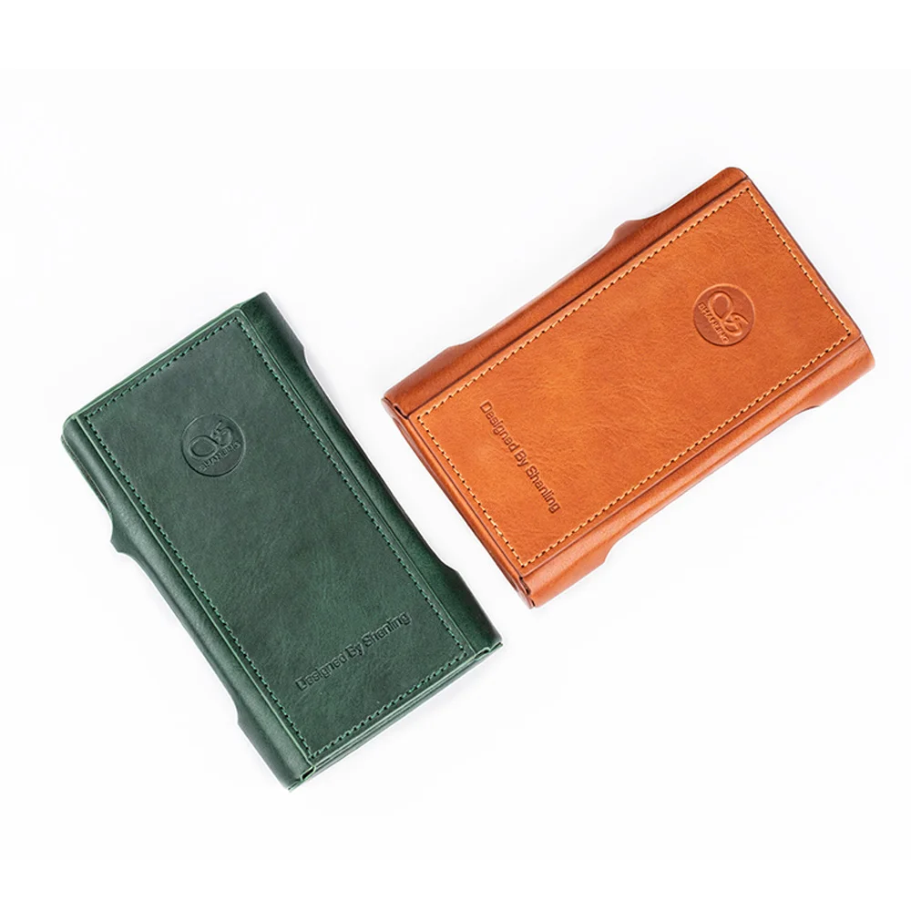 shanling m6 ultra ブラック レザーケースブラウン Shanling M6 Ultra