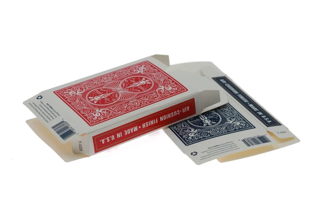 20pcs/50pcs Original Quality Playing Card Box Rider 808 Red/Blue Design Poker Card Magic Accessories Magician Props Magic Tricks 2