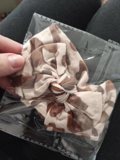 Cute Floral Nylon Baby Headband photo review