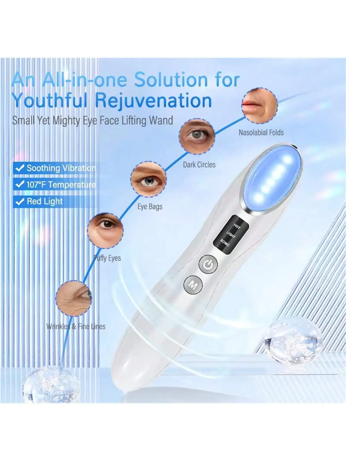 Electric Face Lifting Massager Device for Skin Care