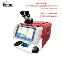 The Best Price 200W Mini Desktop Jewelry Laser Welding Machine 100w Micro YAG Spot CCD Soldering For Gold Silver Ring Necklace 1