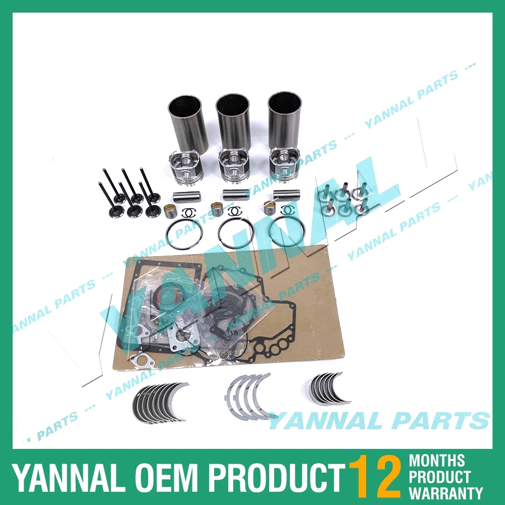 

Для двигателя Yanmar 3TN84RJ John Deere 870 955 комплект для ремонта трактора