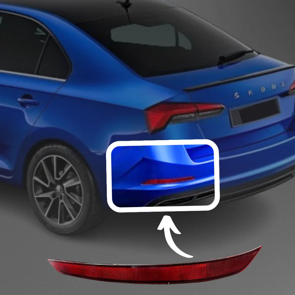 

Отражатель заднего левого бампера для Skoda rapесли Oem 60U945105