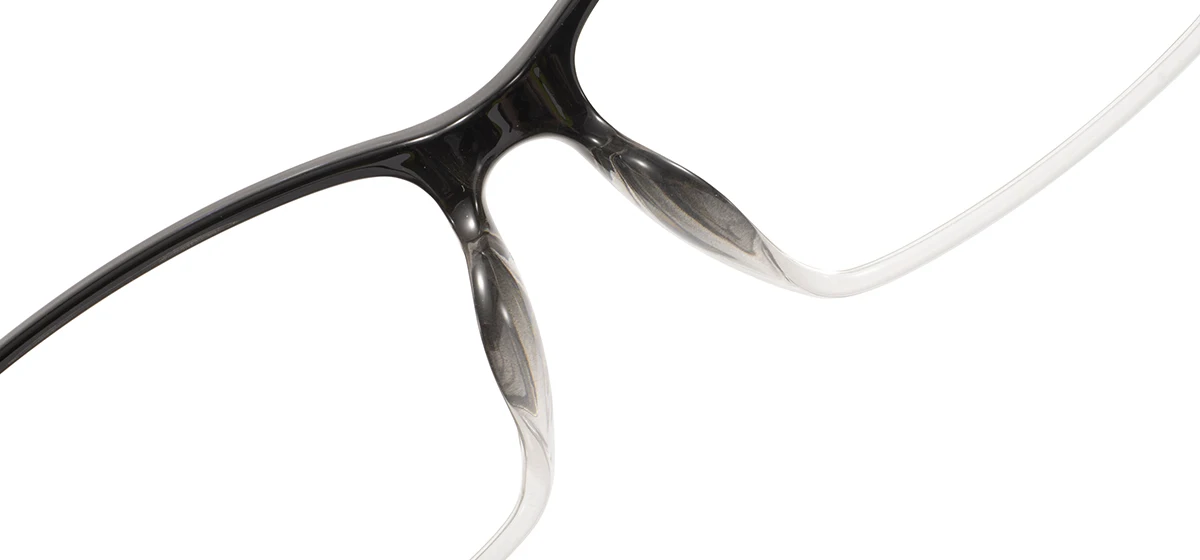 Kunststoff große klassische Männer und Frauen rechteckige Brillengestelle transparente große leichte Brille für optische Korrekturgläser – Detail 14