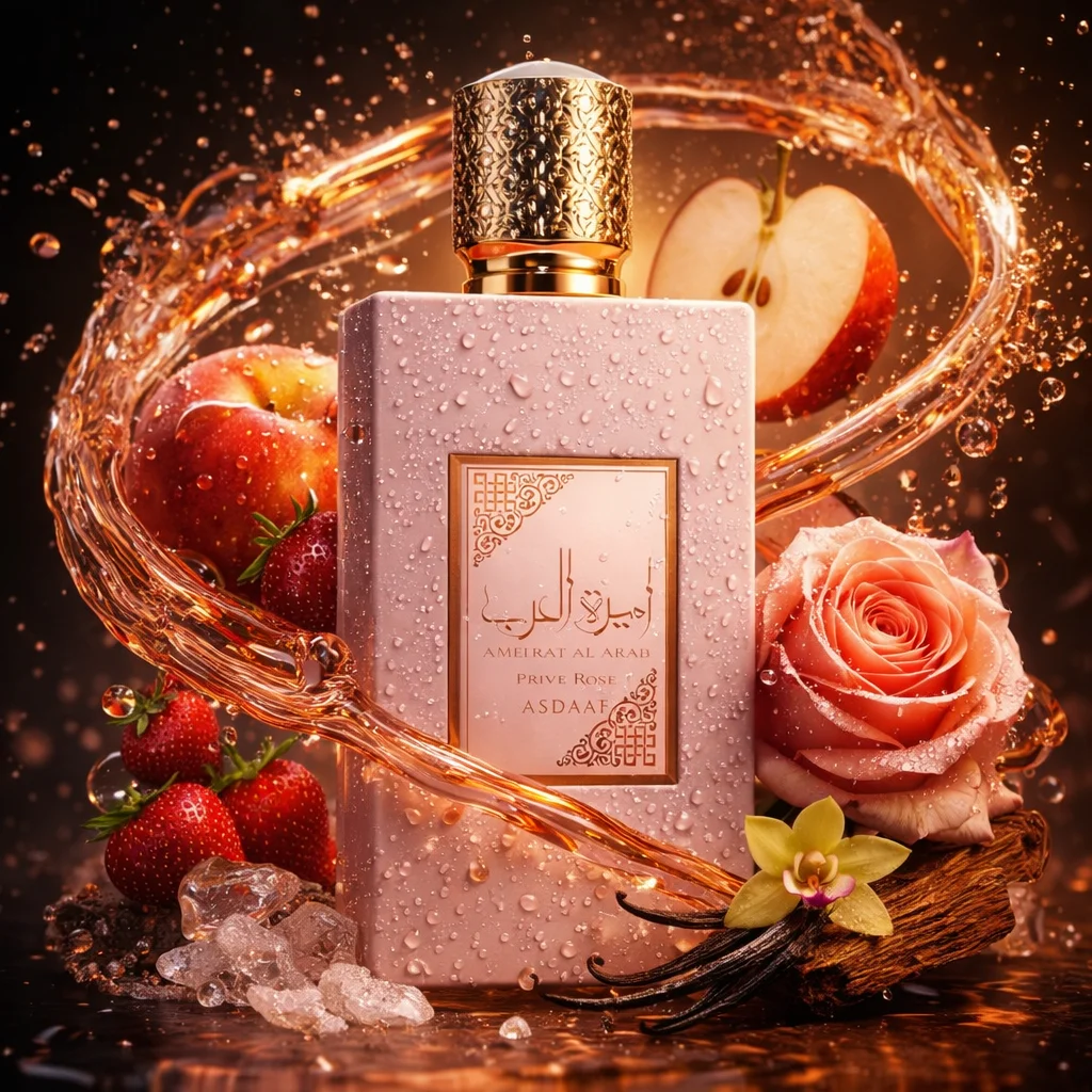 Lattaka Asdaaf Ameerat Al Arab Prive Rose 100ML acqua profumata donna