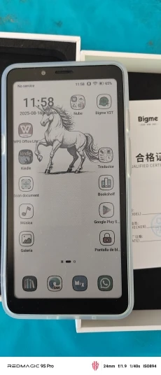 Hibreak-スマートフォン用電子書籍リーダー,5.84インチ画面,Android 11