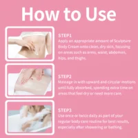 Crème raffermissante pour l'abdomen |     Riche en collagène et en acide hyaluronique, hydratant et nourrissant, utilisé pour raffermir et lisser la peau beige clair, crème raffermissante beige clair pour le corps 2,11 oz/60 g. 4