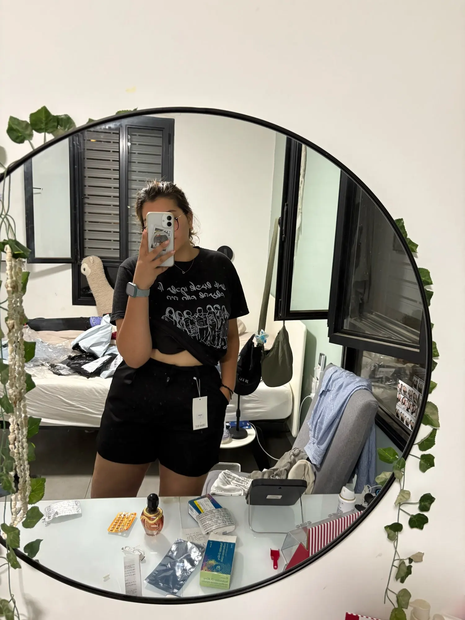 Women’s Vintage High-Waist Bermuda Shorts photo review