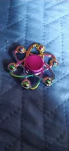 TRU TOYS Rainbow Gyro Six Arms Finger Hand Spinner Fidget Long Time  Rotation Hand Spinner EDC ADHD Stress Relief Toys Totem collectives