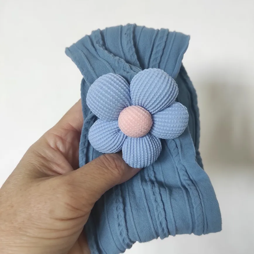Cute Floral Nylon Baby Headband photo review