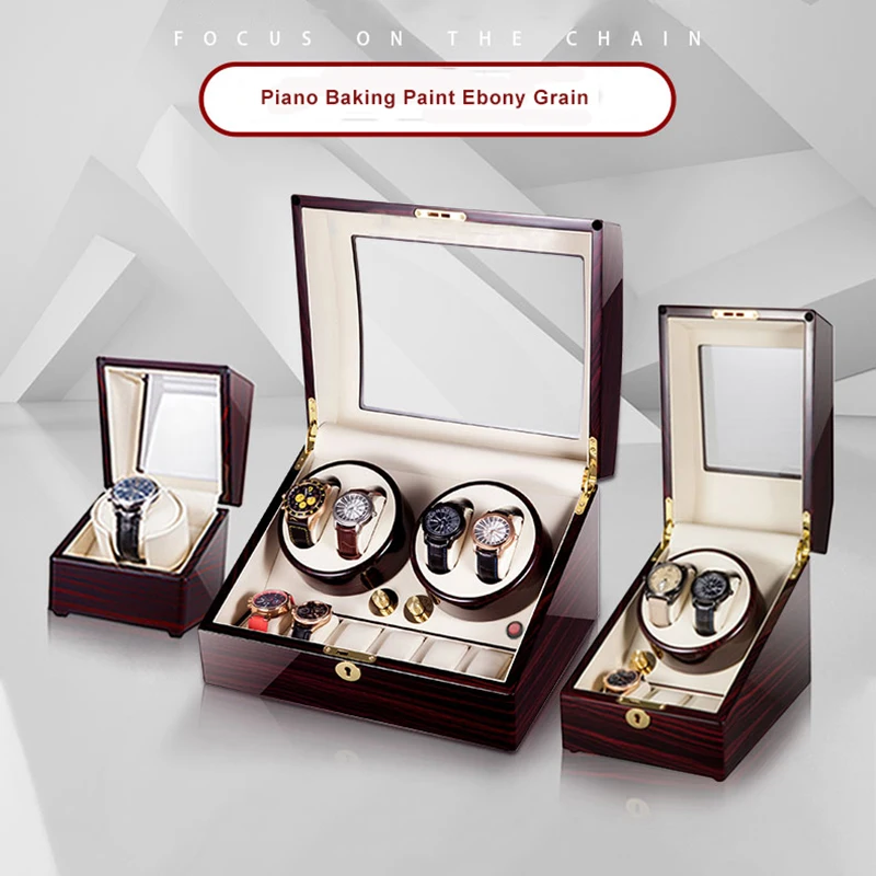 5 Different Settings Mode Watch Winder With Quiet Motors.Adjustable