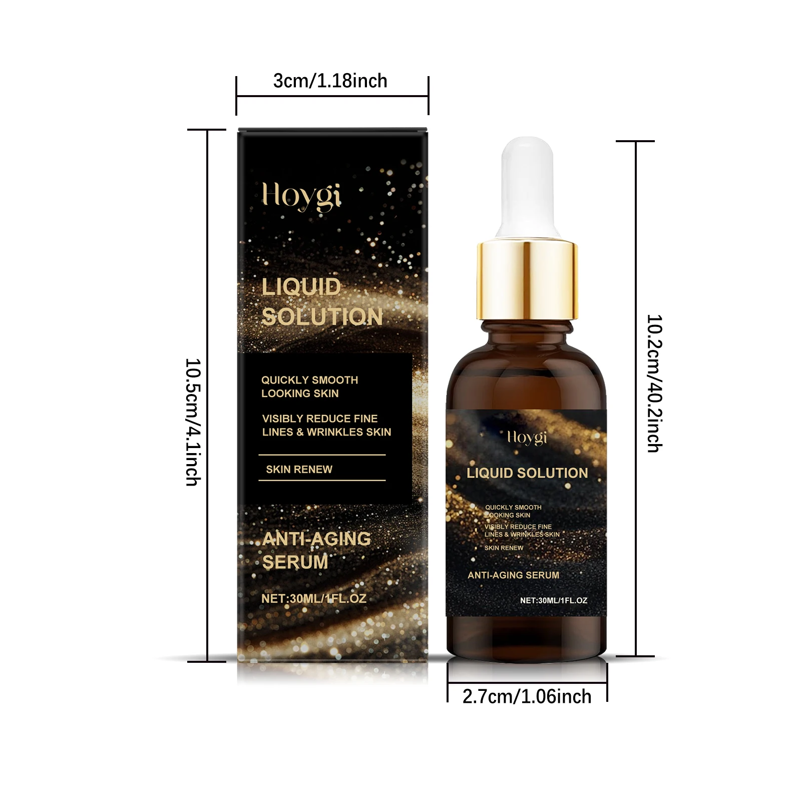Hoygi Facial Serum Moisturizing Soothing Redness Fade Fine Lines Enhance Skin Elasticity Smoothing Softening Facial Serum