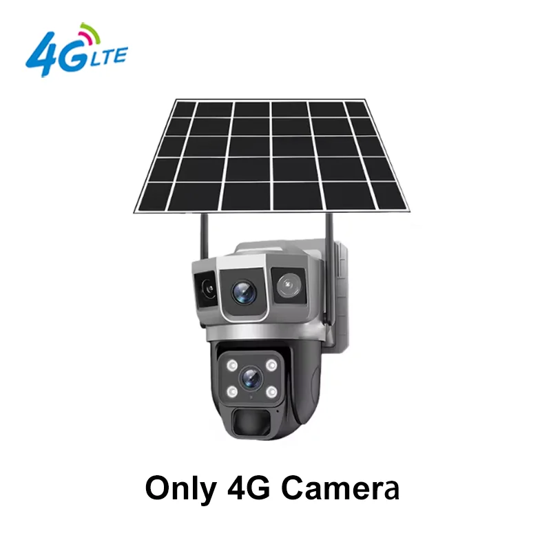 كاميرا V380 Pro ذات العدسة المزدوجة، تدعم شبكات 4G...