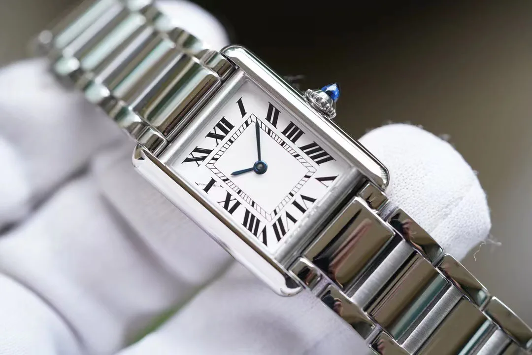 

Lady top quality tank type watches with quarz movement