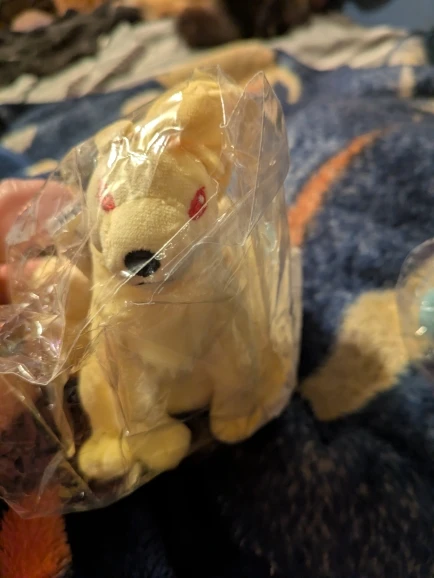 Peluche Pupazzo Morbido Orsachiotto, Giocattolo Per Bambini E Neonati Pierrot Colore Beige - Foto 11