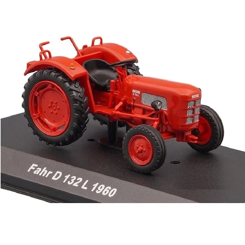 Hachette, Trattore Agricolo Fahr D 132 L Germania 1960, Scala 1:43, Miniatura Pressofusa, Collezione Di Trattori: Macchinari Per Persone Di Storia Sen
