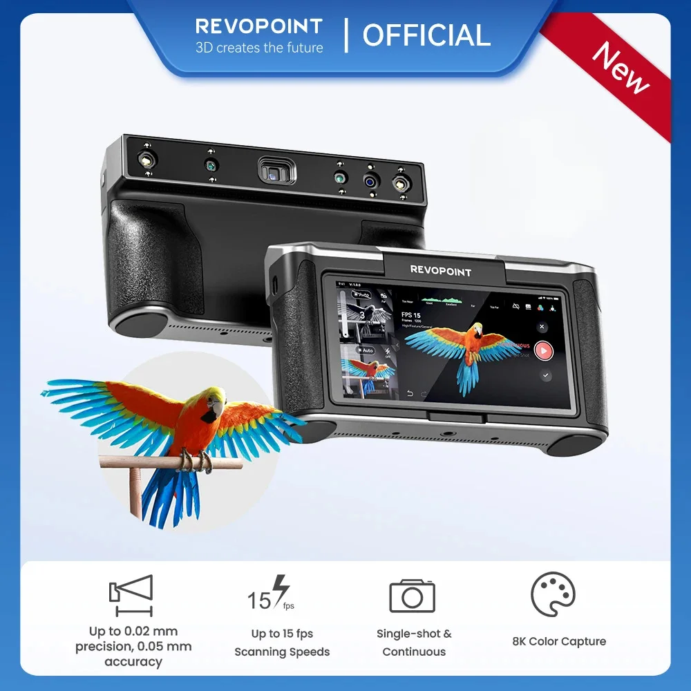 3D Scanner For 3D Printing Handheld 16GB Revopoint MIRACO