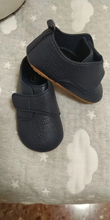 Newborn Baby Shoes Baby Boy Girl Shoes Classic Leather Rubber Sole Anti-slip Toddler First Walkers Infant Girl Shoes Moccasins photo review