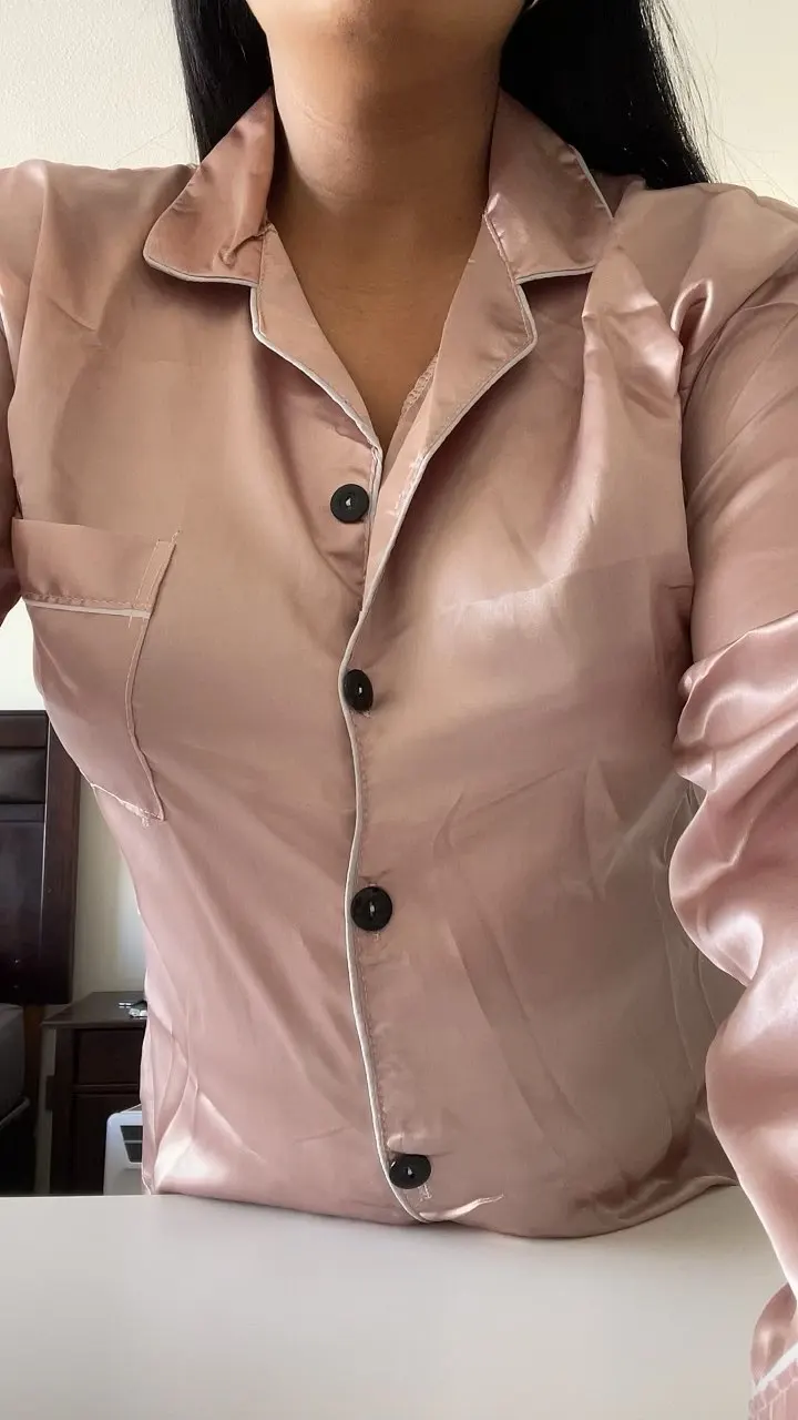 Plus Size Luxurious Silk Pajamas for All Seasons Comfort photo review