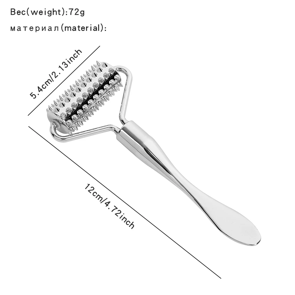 Face Roller Massage Zinc Alloy Facial Neck Spatula Roller Massager to Improve Fine Line Anti Wrinkle Acne Shrink Pores Skin Care 4
