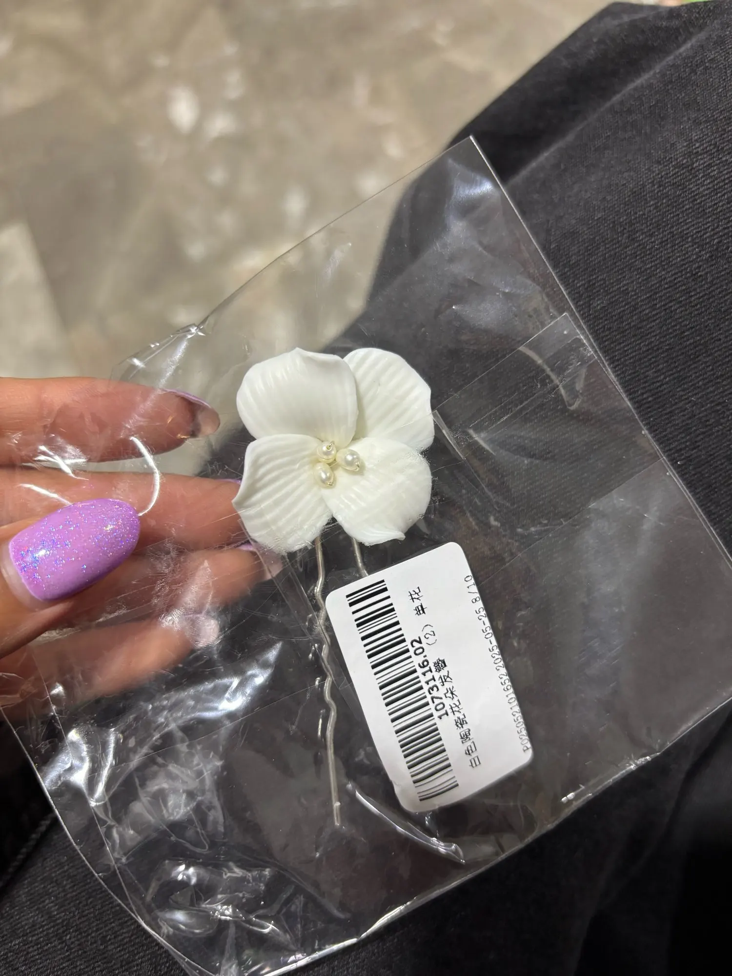 Porcelain Flower Hair Comb Pin Clip Gold Silver Color Head Piece Brides Bridesmaids Hairpin Wedding Accessories Bridal Jewelry