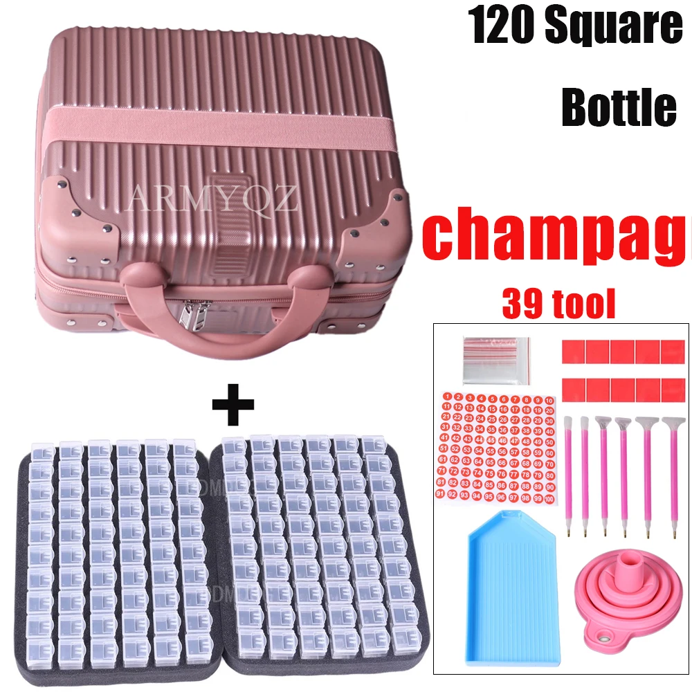 Plateau de rangement pour peinture diamant, organiseur multi-bateaux,  conteneurs de pots, Kits de peinture diamant, plateau de rangement pour  perles - AliExpress