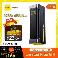 AOHI Starship 40,000mAh Power Bank 140W PD3.1 Laptop Power Bank with C-C Cable Fast Charging Station for iPhone MacBook Laptop 1