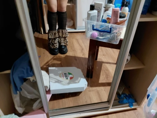 Y2K Leopard Layered Mesh Leg Warmers