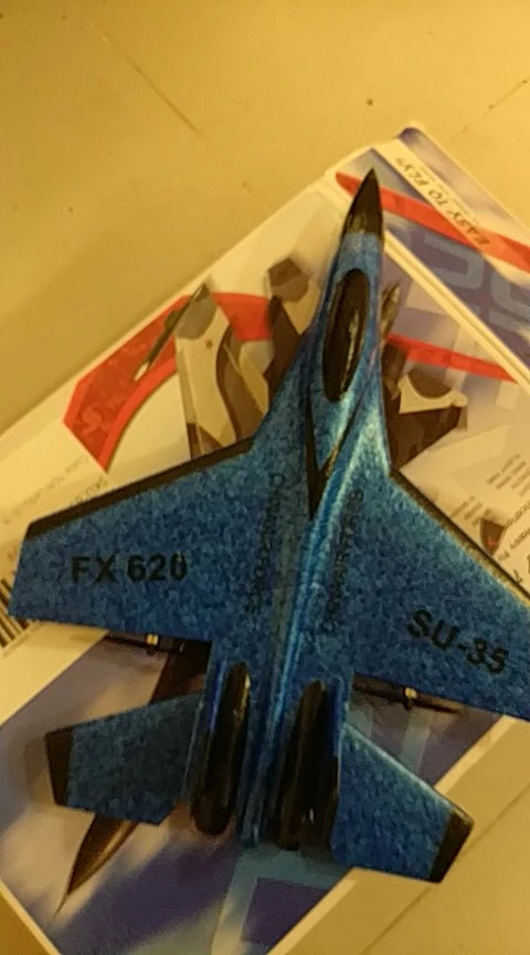 RC Plane SU-35 With LED Lights Remote Control Flying Model