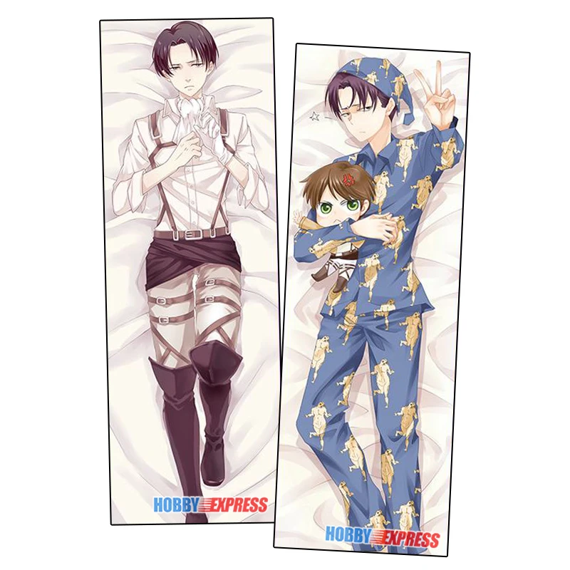 Hobby Express Anime Dakimakura Japanese Otaku Waifu Hugging Body Pillow Cover Case Levi Ackerman