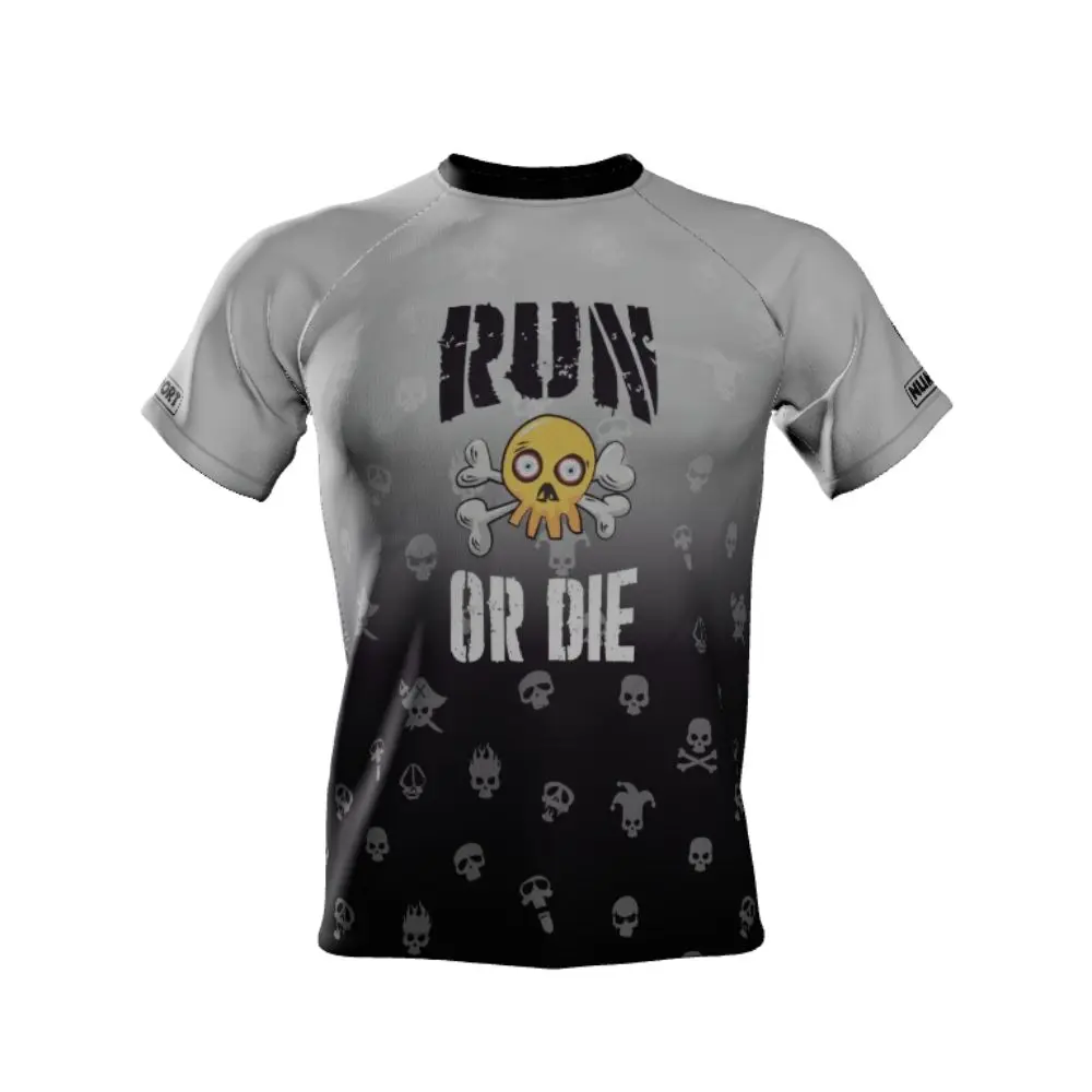 Numbi Sport Camiseta Running, Trail Running, Hombre/Unisex RUN OR DIE. Confeccionada En Tejido Técnico PRO, Ultraligera, Costuras Finas Rozaduras - AliExpress