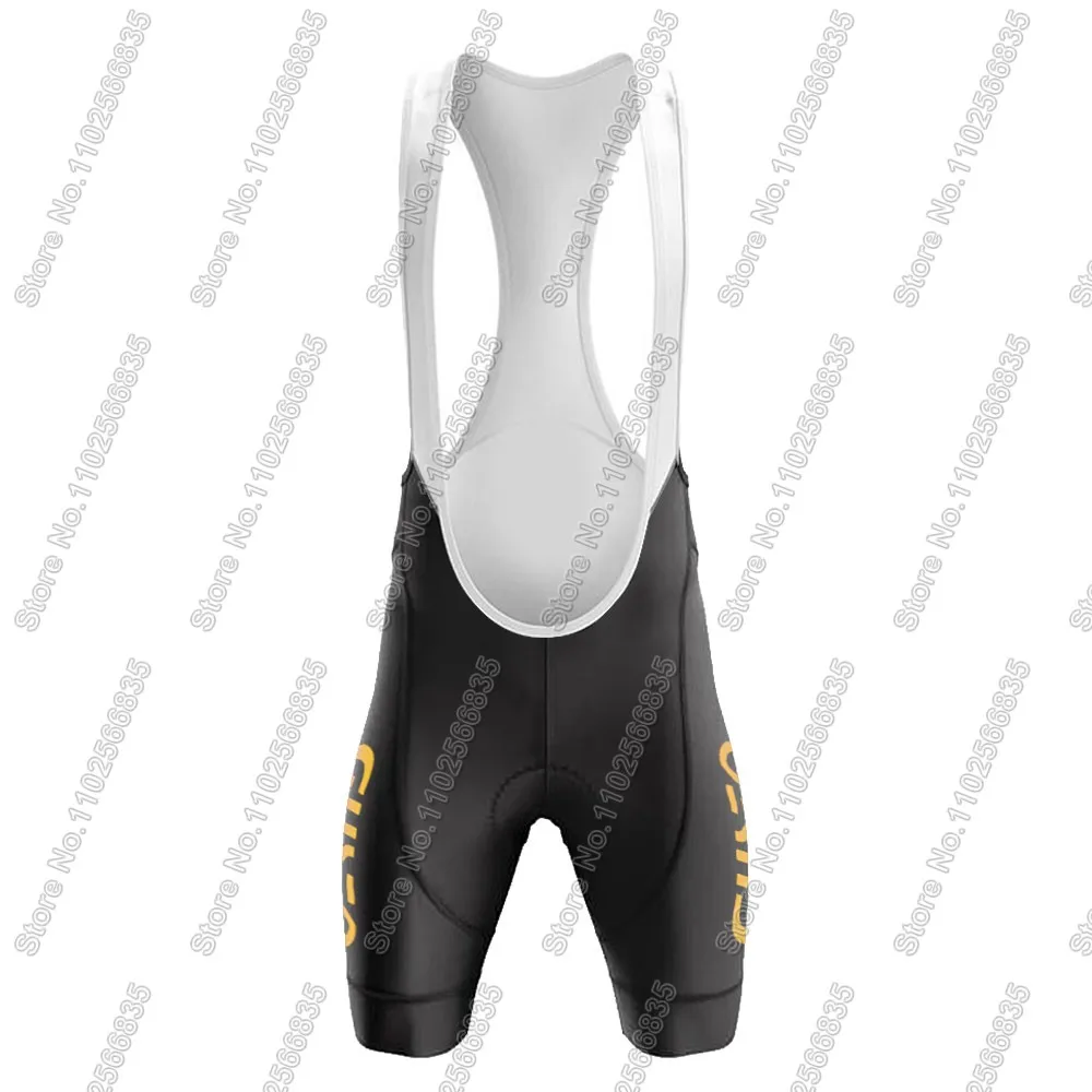 Ljubljana Gusto Team 2025 Cycling Set Men Short Sleeve Slovenia Clothing Orange Road Bike Shirts Suit Bicycle Bib Shorts MTB 6