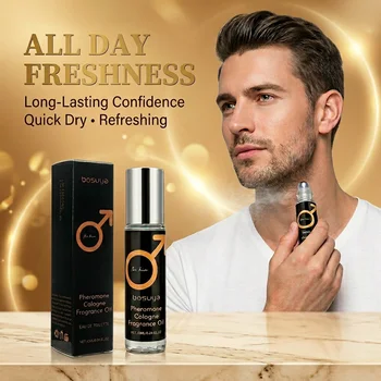Profumo Roll-On ai Feromoni Sexy – Fragranza Fresca e Duratura, Aroma Accattivante per Uomini e Donne, Perfetto per Innamorati e Appuntamenti