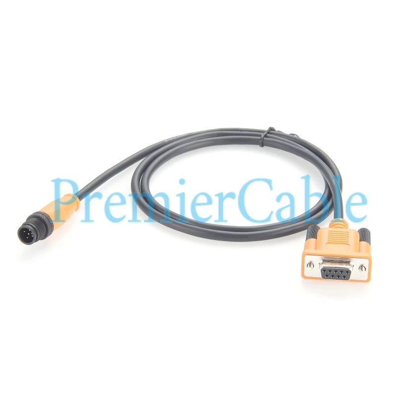 M12 A-Code 5-Pin Stecker auf DB9 Buchse CAN-Bus Datenlogger-Kabel IP67 M12 zu D-Sub 9-Pin RS232 Serielles Kabel für NMEA2000 CANOpen – Detail 3