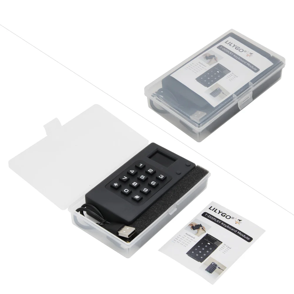 ® LNURLPoS T-Display Keyboard Kit ESP32 Wireless Module 1.14 Inch LCD Display Co
