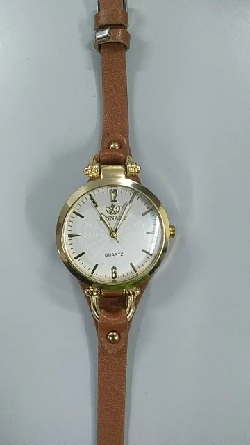 2024 Women's PU Leather Thin Strap Quartz Watch photo review