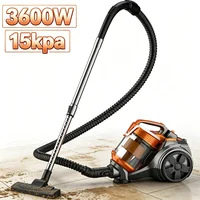 Aspirateur à main intelligent 3600W 15000PA, puissance d'aspiration élevée, pour nettoyer les sols, les tapis, les canapés et les poils d'animaux 1