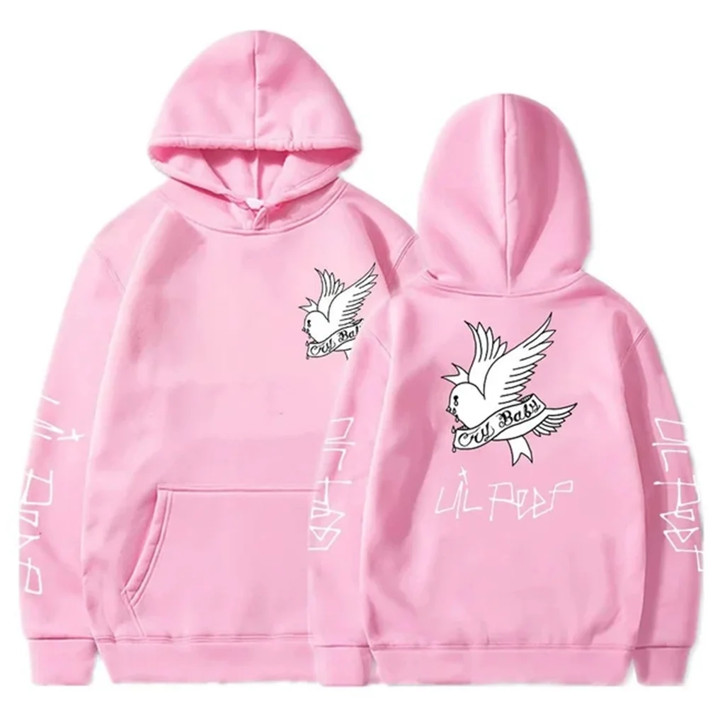 

2023 New Fashion Lil P-Peeps Cry Baby Printed Hoodies Hooded Sweatshirts Cozy Tops Pullovers Streetwear Men Clothing